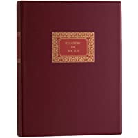 Multifin 4032537 - Libro de registro de socios- 50 hojas cambiables